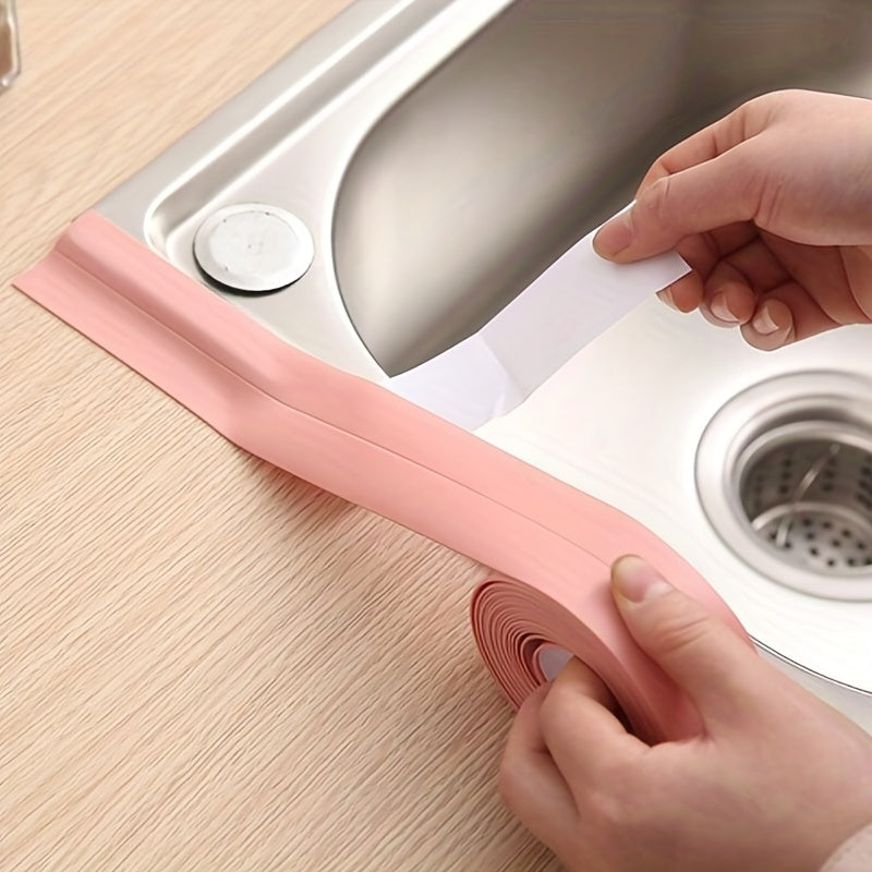 Hammomlar va oshxonalar uchun suv o'tkazmaydigan PVC lenta, lavabo va hojatxonalar uchun ideal. Mustahkam va namlikka chidamli, oq, ko'k va pushti ranglarda mavjud.