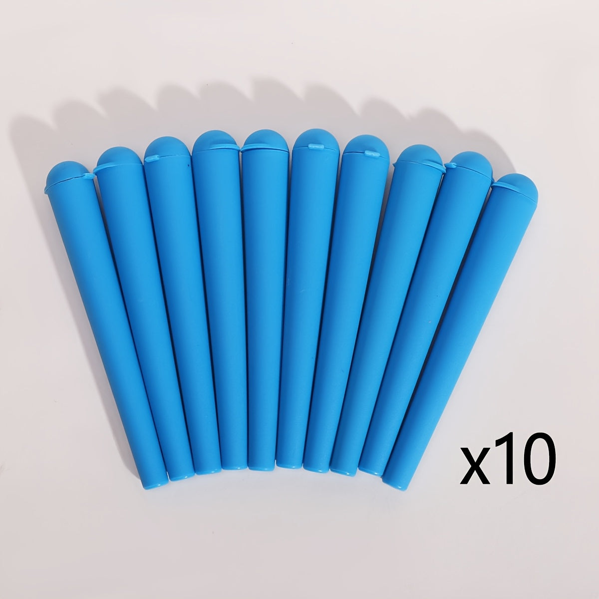 10pcs Plastic Storage Tubes for Pre-Rolled Cones, Sealed, Colorful, Travel