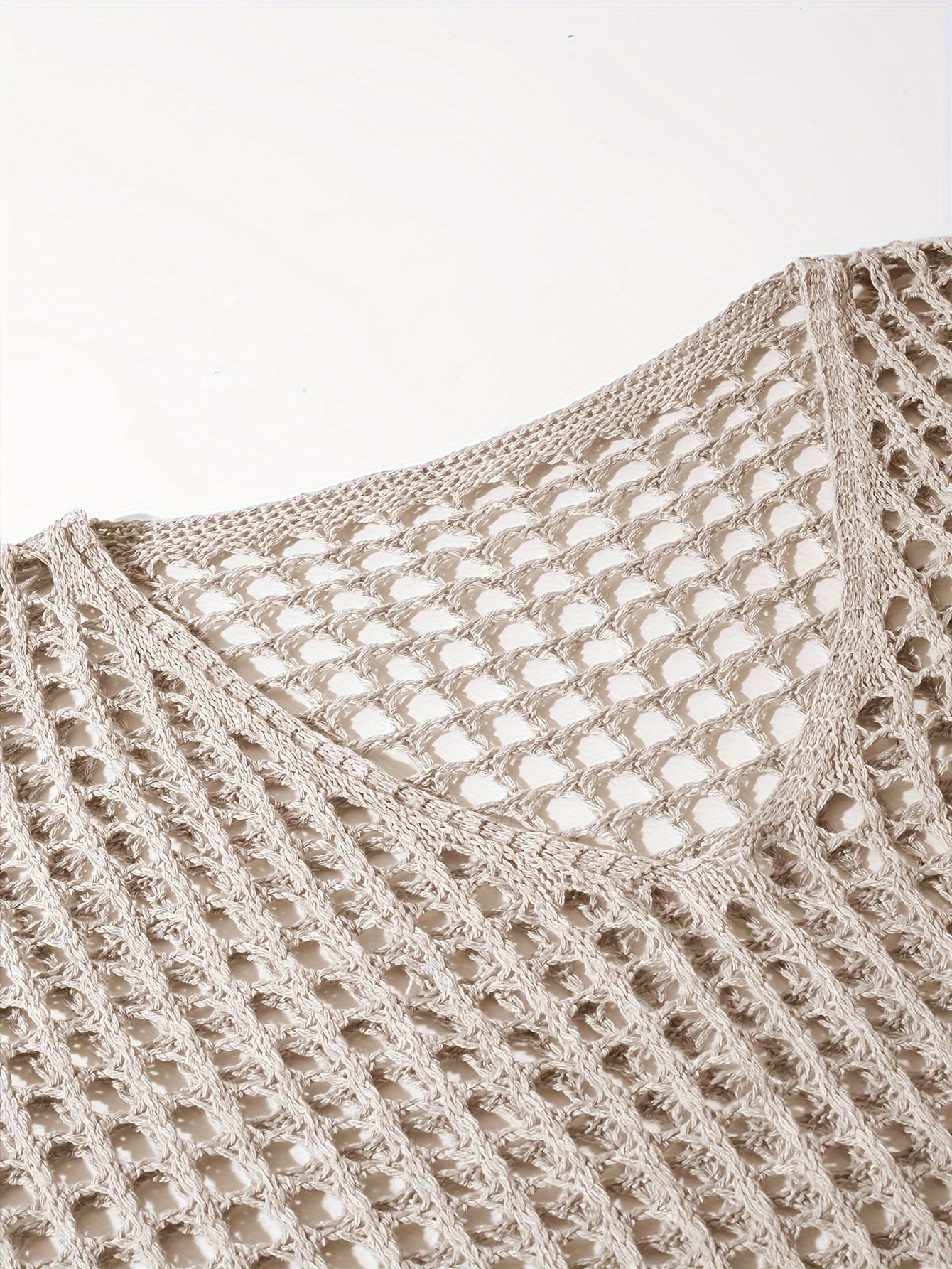 Women's Knitted V-Neck Casual Three-Quarter Sleeve Plus Size Top