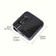 2Pcs LED Car Door Welcome Lights Black Textured Battery Operated Easy Install