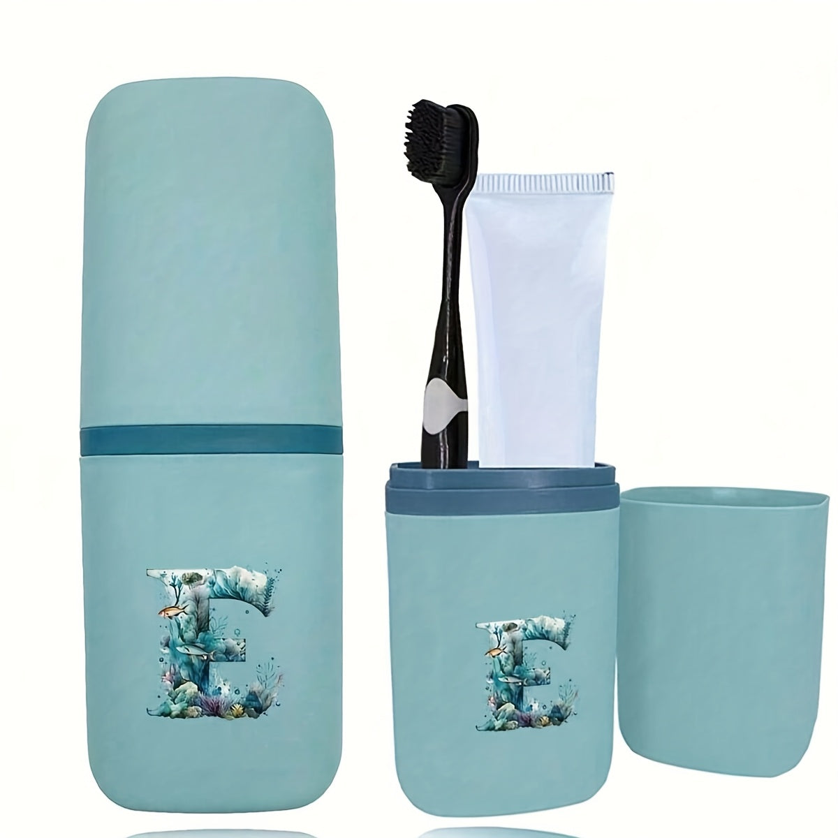 Tish cho'tkasi tutqichlari to'plami hammom aksessuarlari sayohat uchun suv o'tkazmaydigan saqlash qutisi