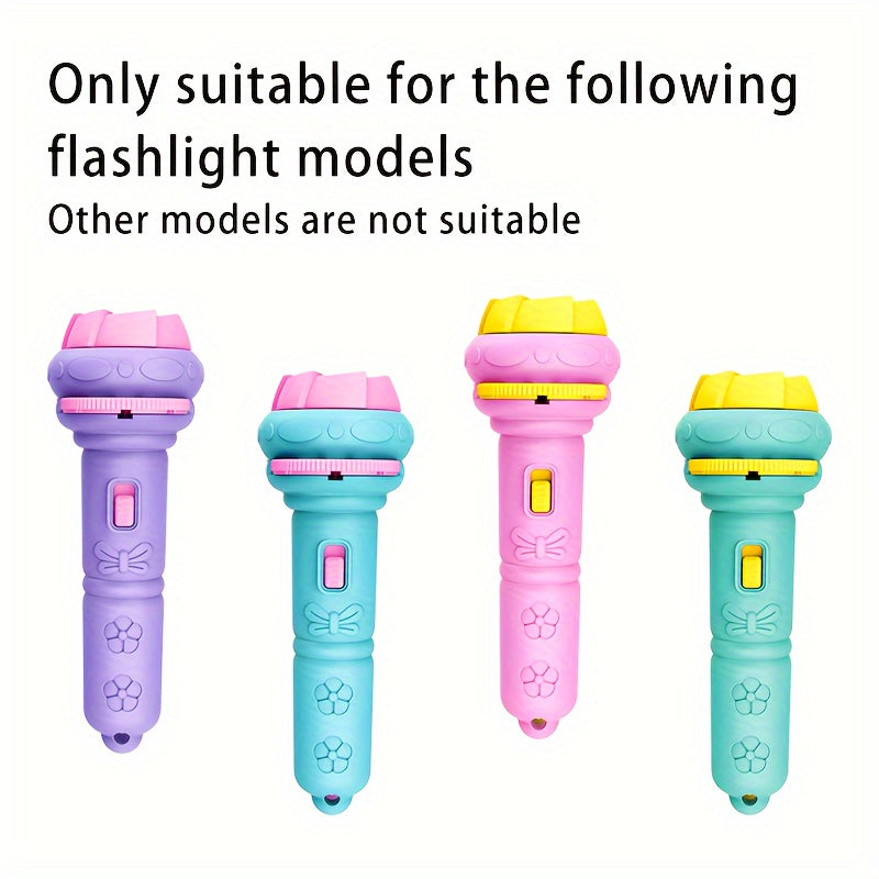Projection Flashlight Cards for Kids 3+ with 144 Patterns in Animal Vehicles Dinosaurs Ocean Birds