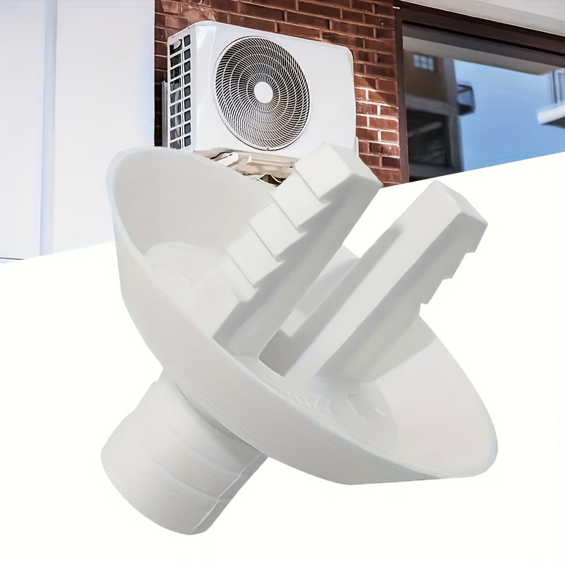 28mm egiluvchan konditsioner drenaj quvuri adapteri plastmassadan, split va deraza bloklari uchun, 1/2/4 ta paket