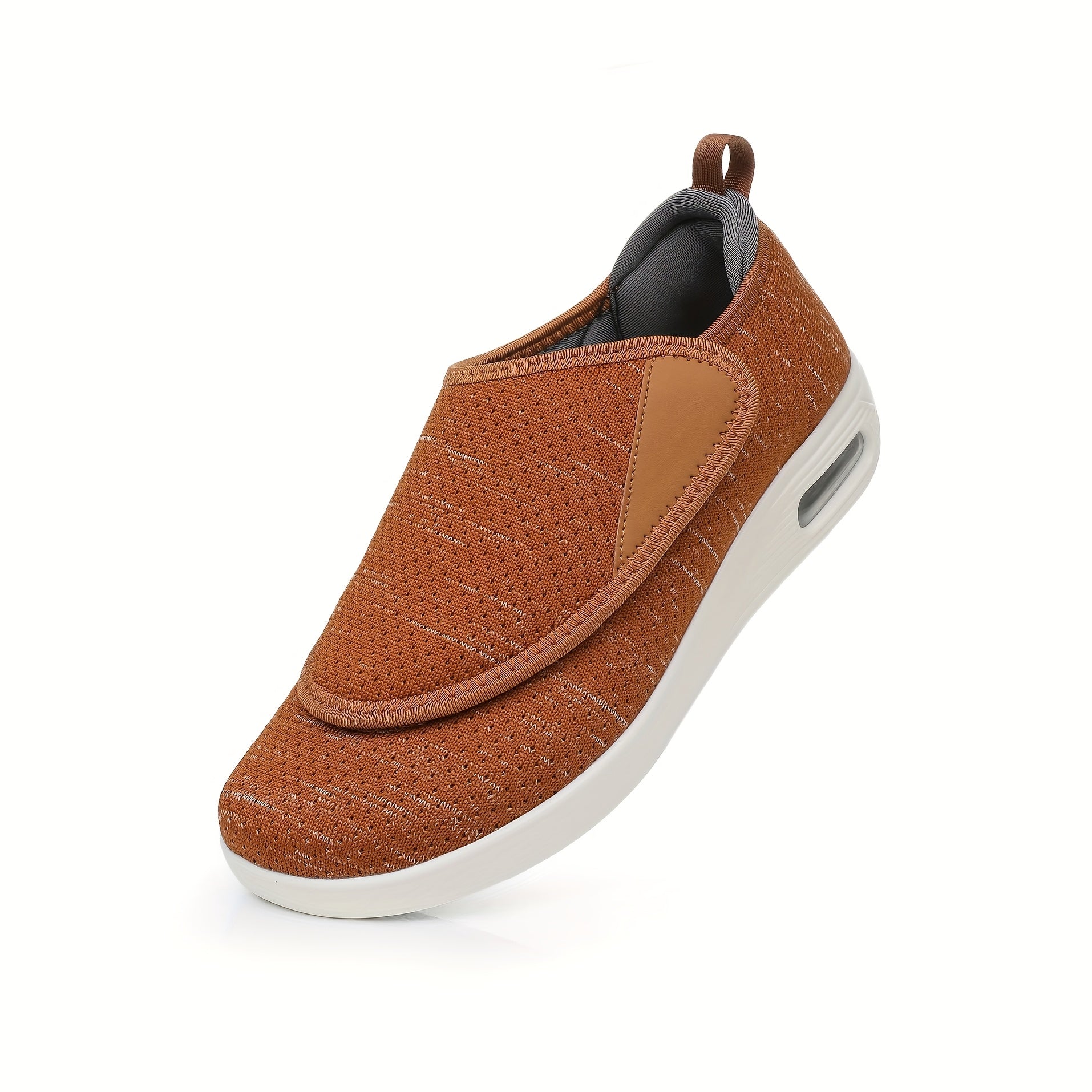 Women's Lightweight Adjustable Strap Walking Shoes Breathable Fabric Shock-Absorbing Outsole