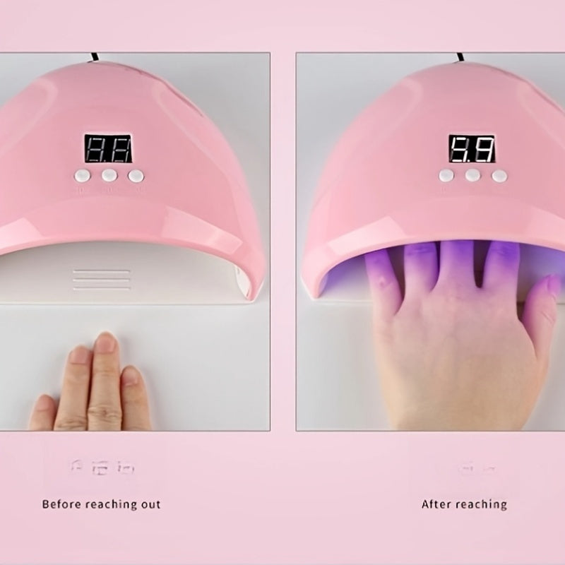 LED Nail Dryer USB Powered Hypoallergenic Plastic Quick Curing Manicure