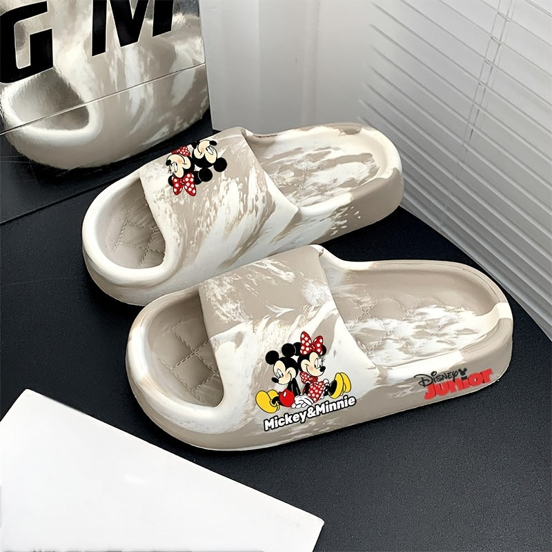 Women's Camouflage Soft Indoor Outdoor Slip-On Slippers with Non-Slip Soles