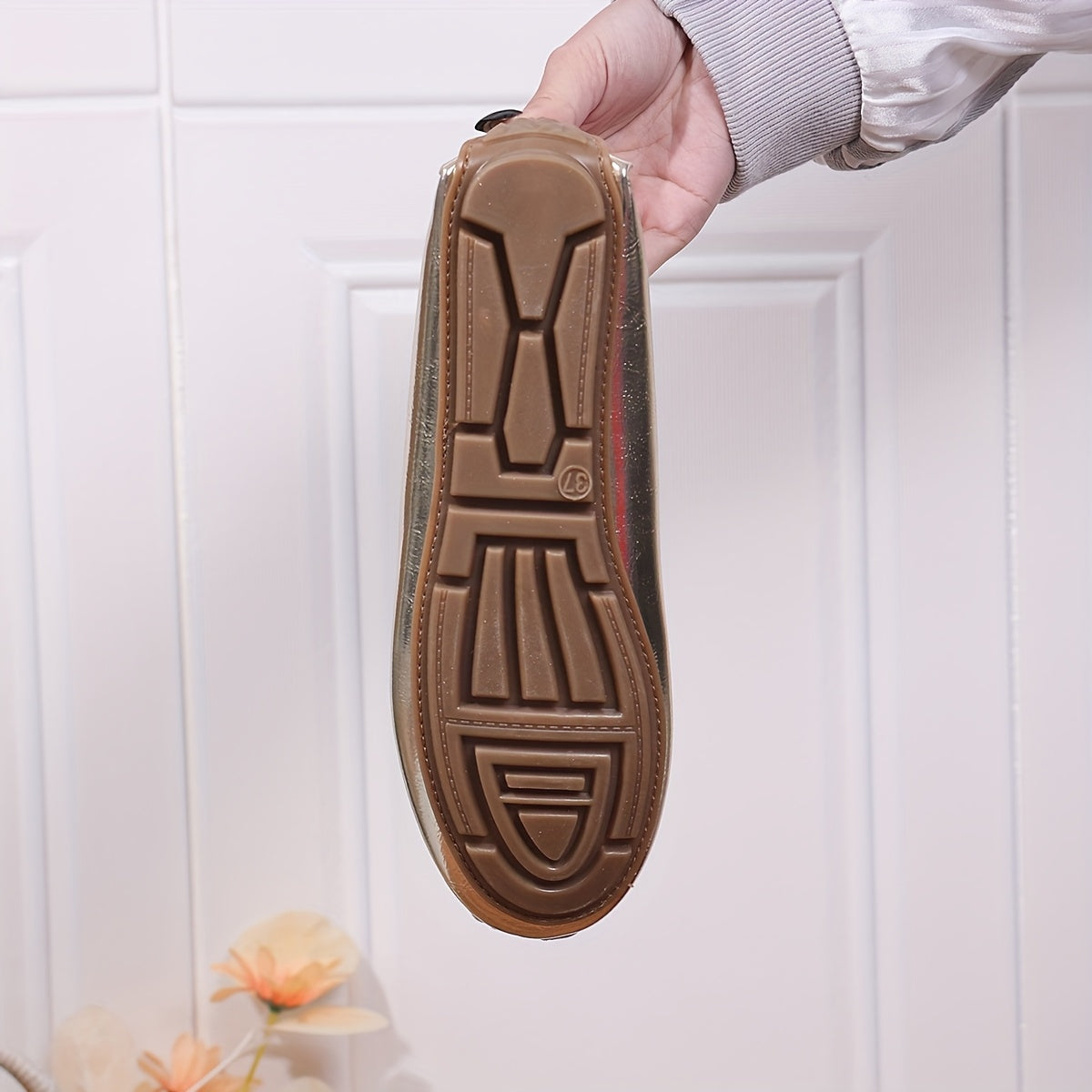 Women's High Gloss Patent Loafers Easy to Clean Durable Stylish