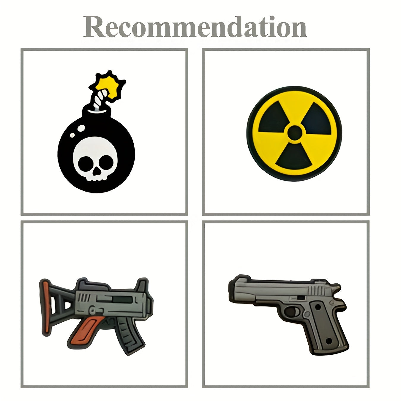 Kids Toy Gun Set 16 Pieces Plastic Play Shooting Accessories