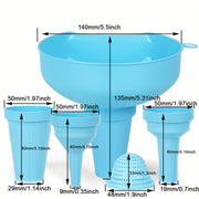 Kitchen Funnel with Large Diameter for Cooking and Baking