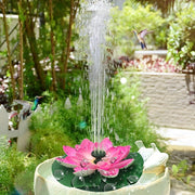 2.5W Solar Fountain Pump Floating Lotus Design for Ponds and Bird Baths
