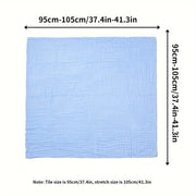 Personalized Baby Receiving Blanket with Embroidered Name Soft All-Season Cotton for Newborns