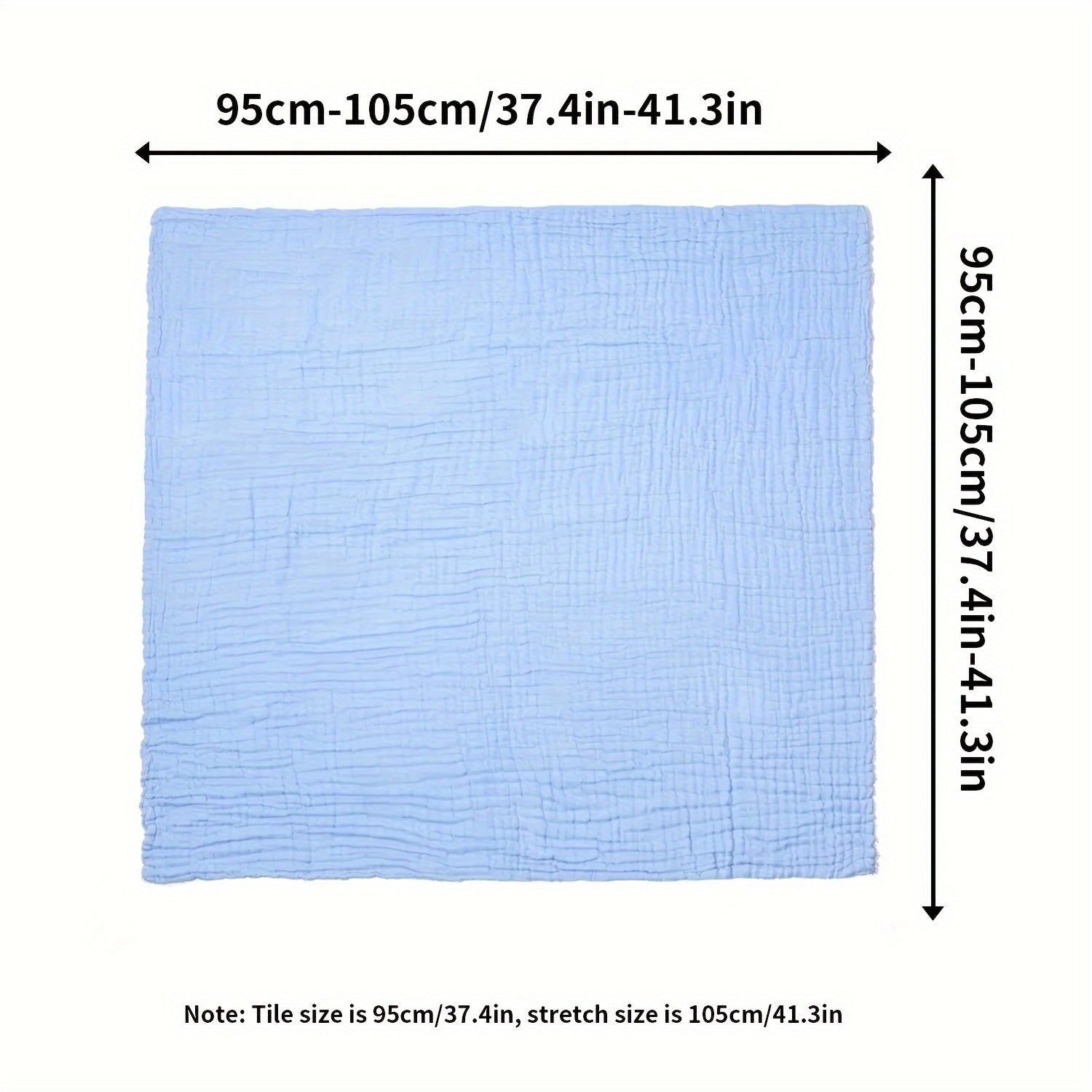 Personalized Baby Receiving Blanket with Embroidered Name Soft All-Season Cotton for Newborns