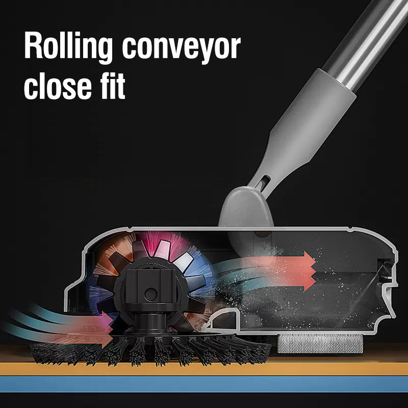 Long Handled Manual Broom and Mop for Hardwood Floors and Tiles