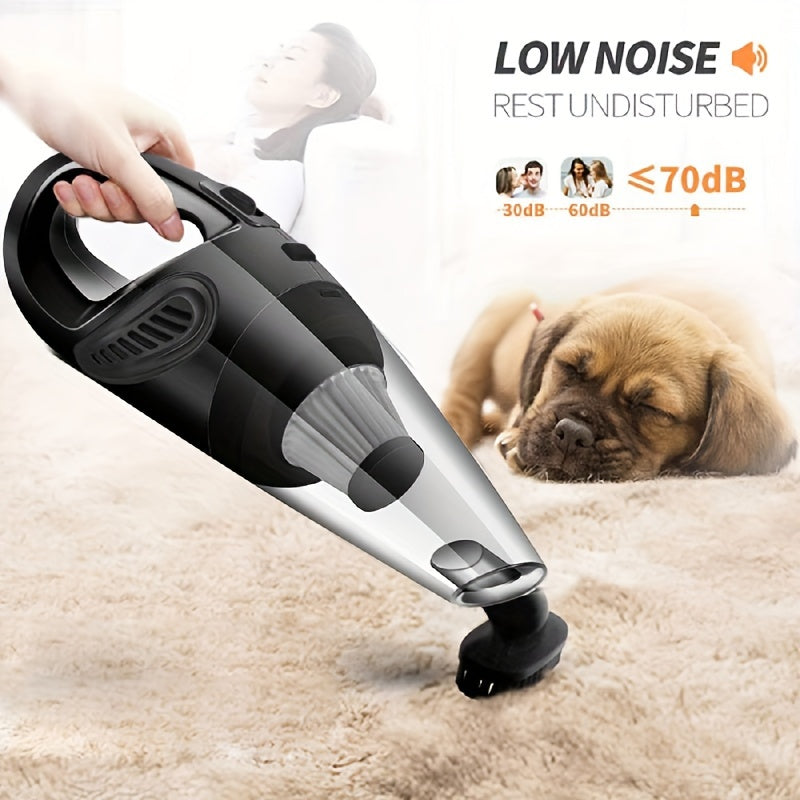 Ручной портативный автомобильный пылесос с мощной всасывающей силой 3000PA, пылевая буря