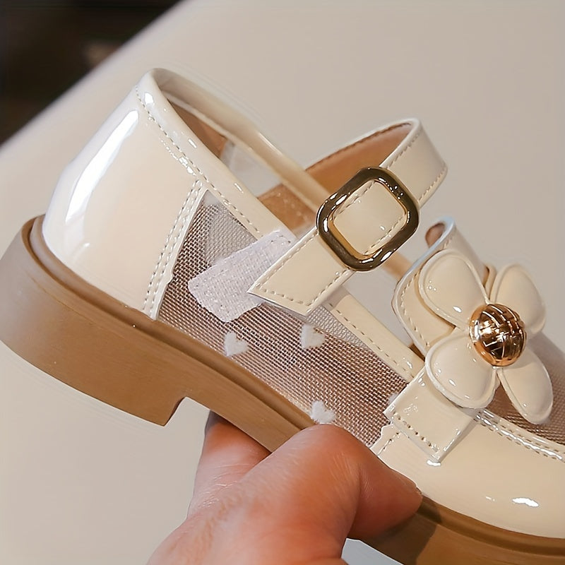 Girls' Breathable Lightweight PU Shoes Non-Slip Indoor Outdoor for Daily and Party Use