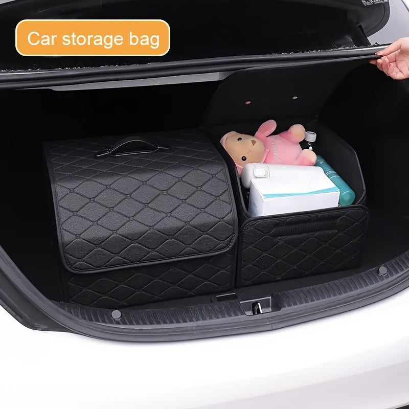 Collapsible Car Trunk Organizer Storage Box for Toys Food and Automotive Accessories