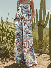 Vestido sin mangas de color block para mujer con cuello cuadrado y estilo oversize