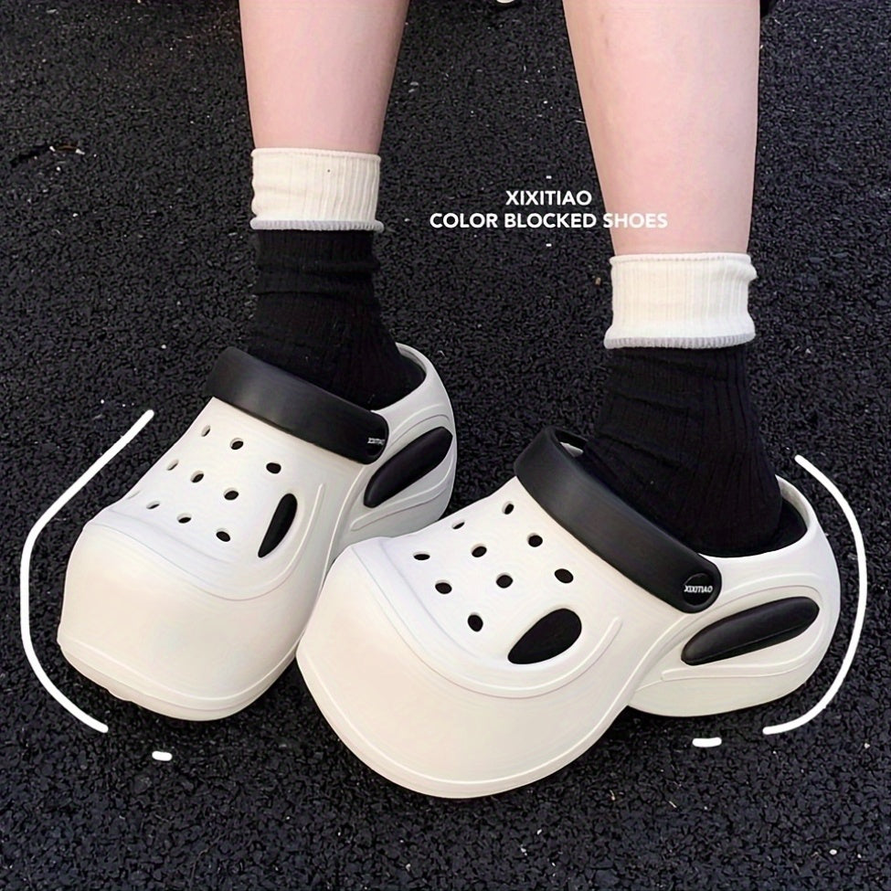 Women's EVA Platform Clogs Thick Sole Casual Slip-On Shoes