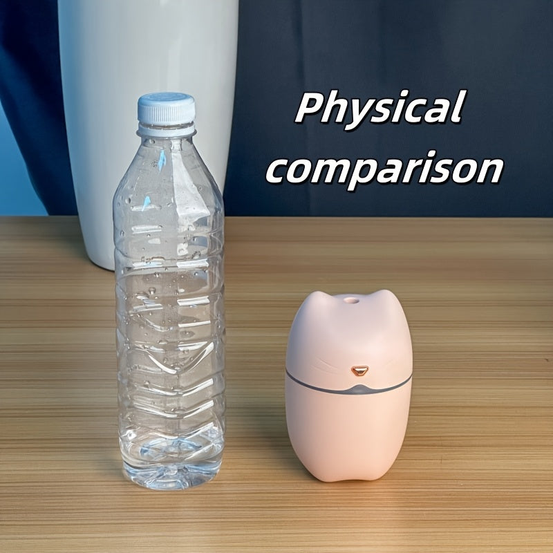 Kichkina rang-barang kechki yorug'lik namlagich 300ML USB shovqinli bo'ron uchun uy ofisi