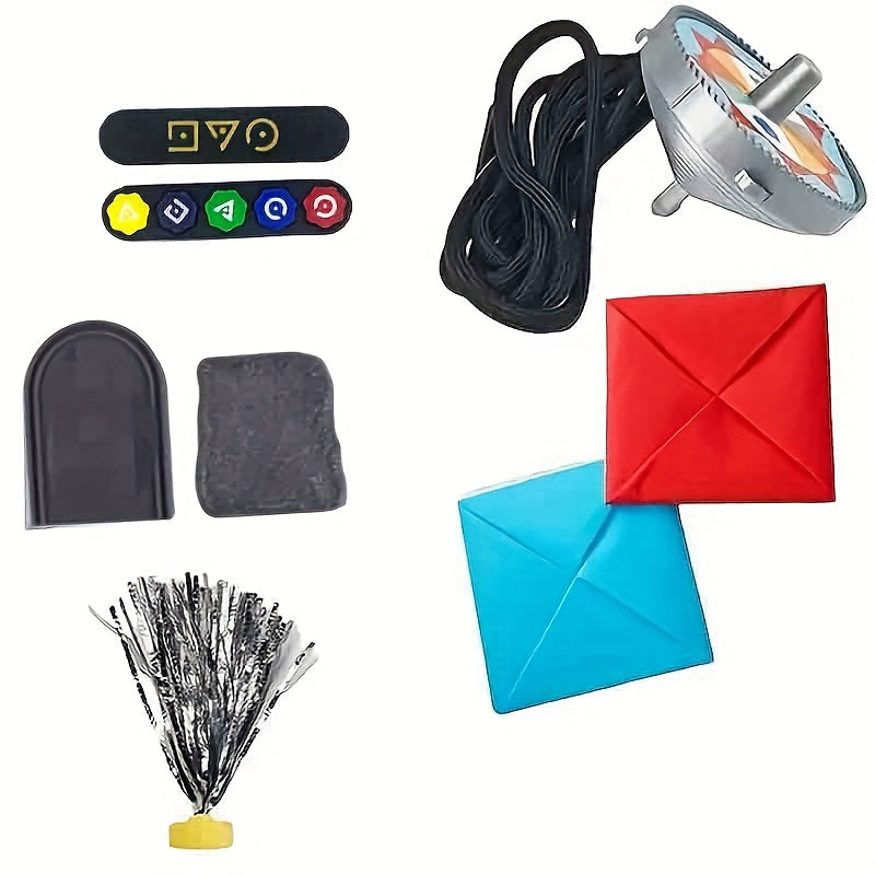 Juego de fiesta para adultos incluye Gonggi, JackStones, Squid Feather Ball, Top Card Drawing, Stone Catching