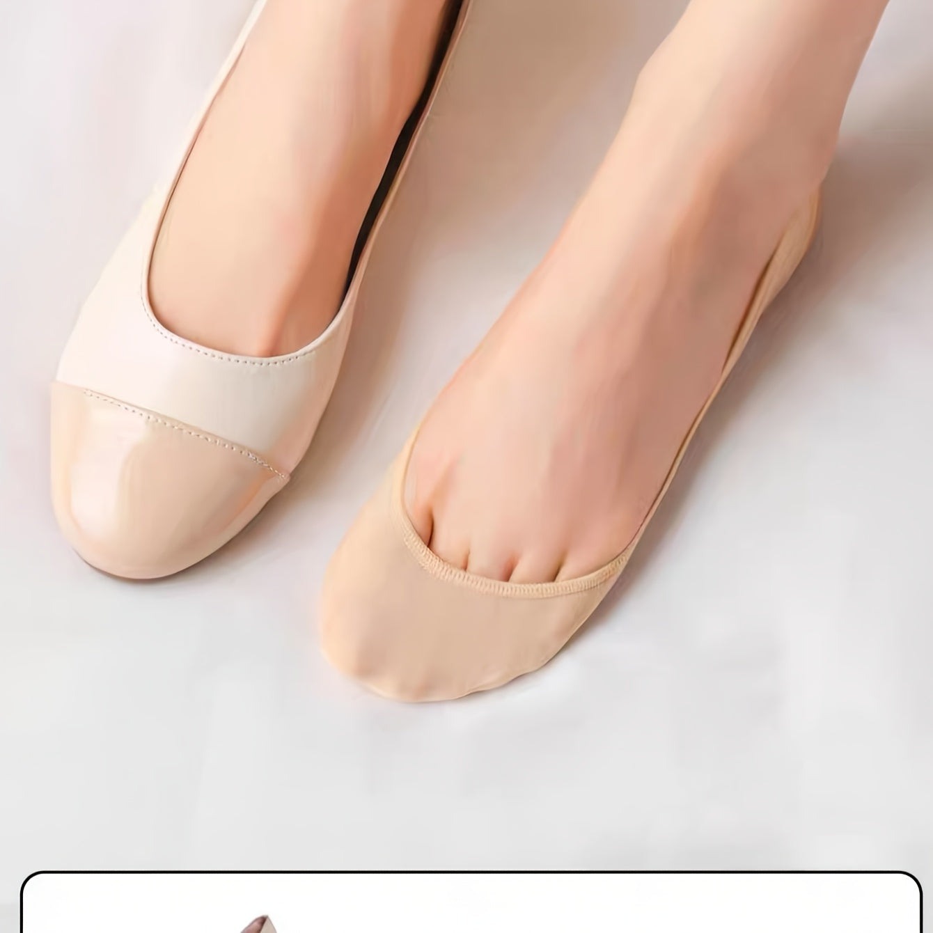 Women Fabric Summer Stiletto Heel Pads Anti-Slip Invisible Inserts