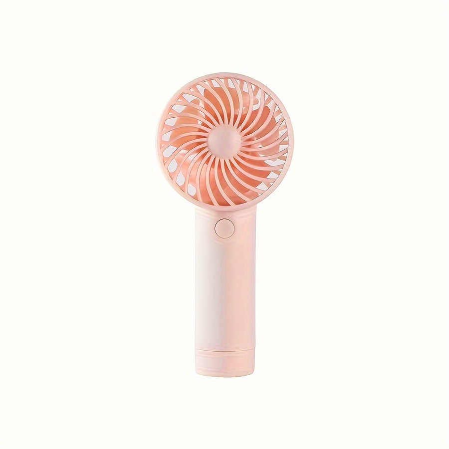 Portable Handheld Mini Fan USB Rechargeable Lithium Battery Compact Personal Cooling Fan