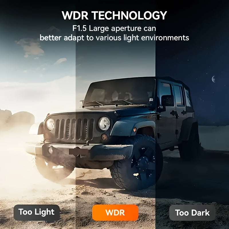 Car DVR Dash Camera 1080P Night Vision Loop Recording 32GB SD Included