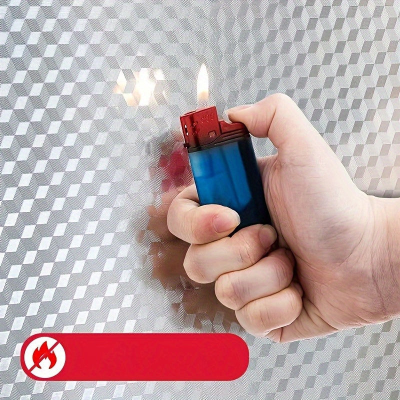 Кухонная самоклеящаяся алюминиевая фольга огнеупорные водонепроницаемые наклейки