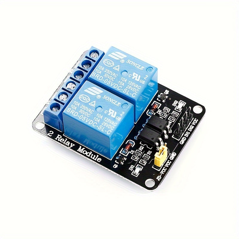 4-Piece 5V 2-Channel Relay Module for Arduino Raspberry Pi Low Level Trigger