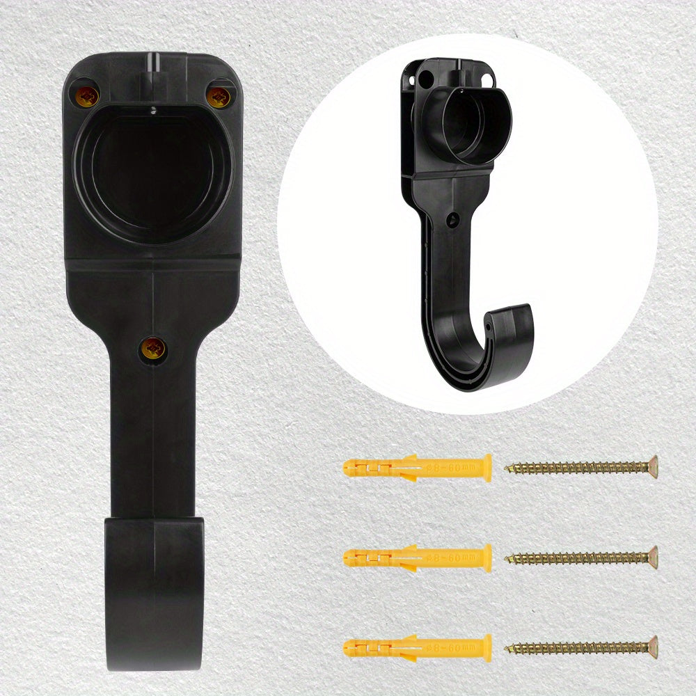 Wall Mount Bracket for Electric Vehicle Chargers Durable ABS PC Cable Holder with Secure Grip