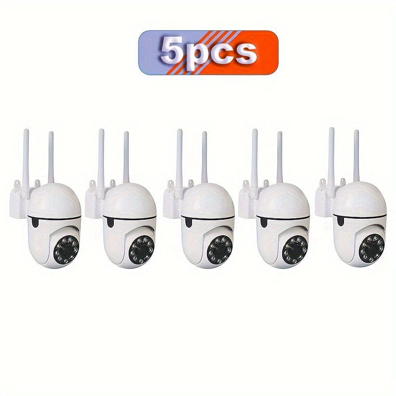 Wireless Surveillance Camera 5-Pack 1080P HD Night Vision Motion Detection Wi-Fi