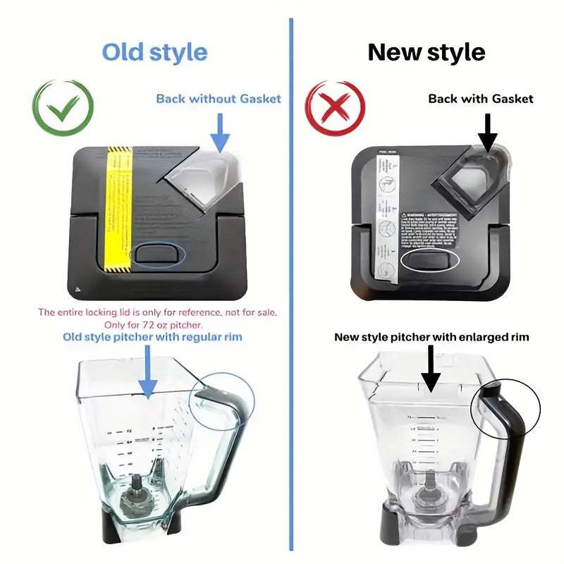 Blender Replacement Spout Cover for 72 oz Square Pitcher Compatible with NJ600 NJ602 BL500 BL781