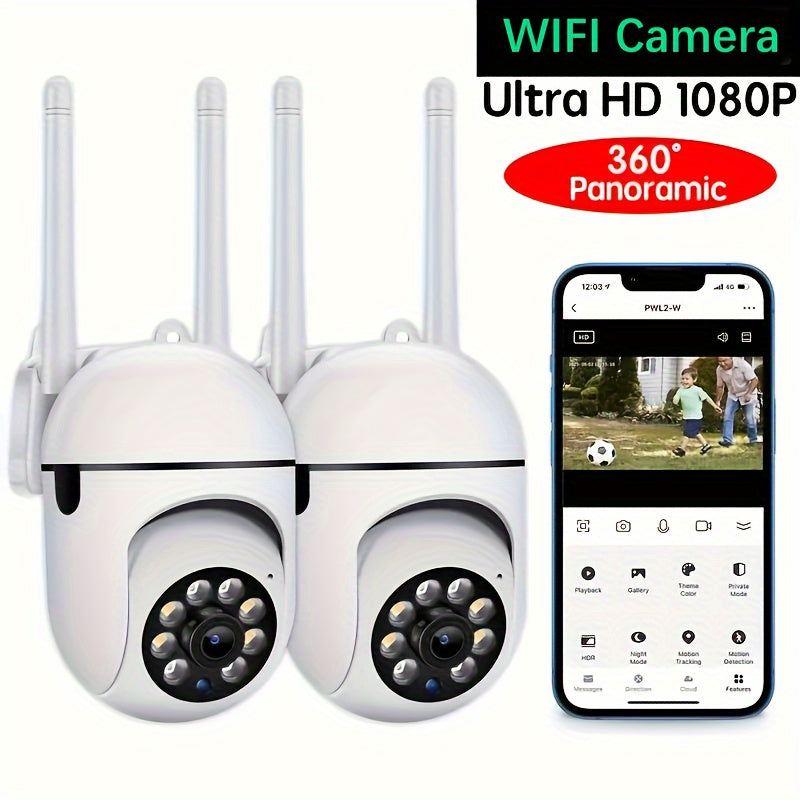 Wireless Security Camera HD Wireless Outdoor Camera with Motion Detection and Pan Tilt