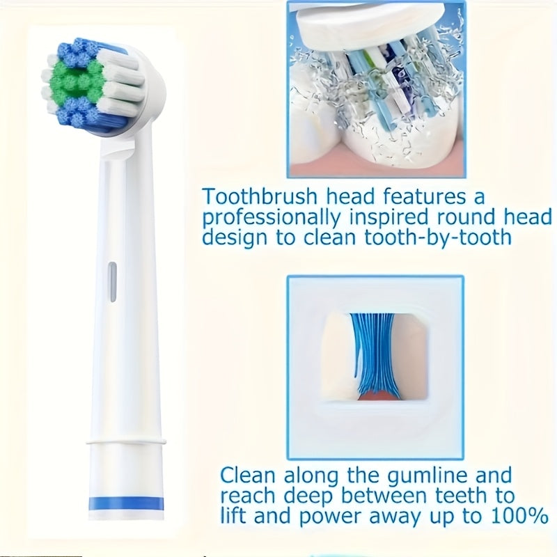 Adult Electric Toothbrush Set with 8 Replaceable Heads Travel Case USB Rechargeable