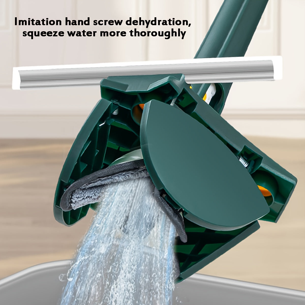 Uzaytiriladigan Squeegee bilan Qirqish va Mopp, Yurak shakli, Ko'p maqsadli tozalash asbobi