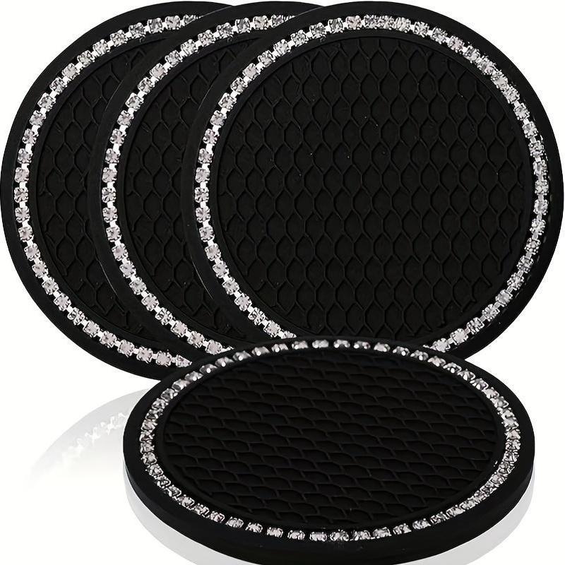 Universal Car Coasters 2 ta to'plam, sirpanishga qarshi, porloq ichki aksessuarlar