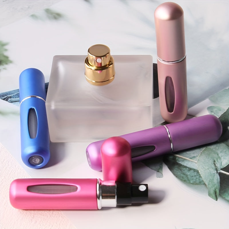 Набор мини-распылителей для духов 5 мл, портативные refillable флаконы для путешествий