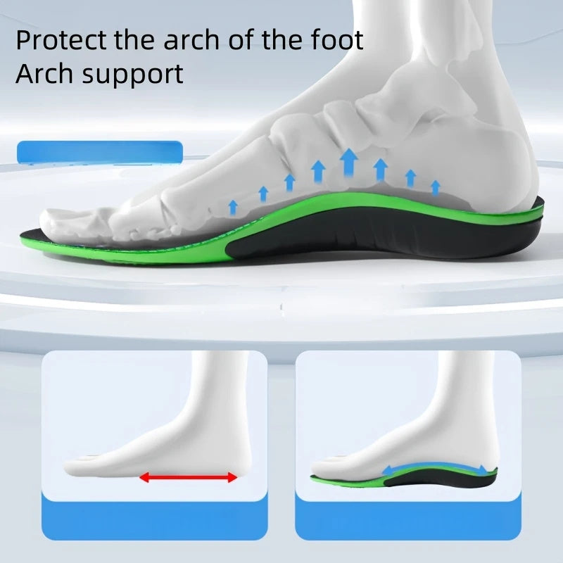 Male Female Arch Support Insoles for Sports Shoes and Flats EVA Foam Inserts