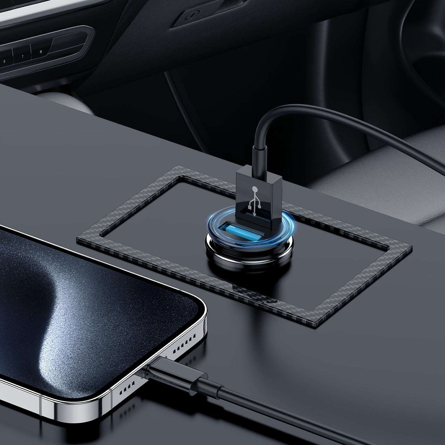 Universal Car Charger Fast Charging Adapter 4.8A for iPhone and Devices