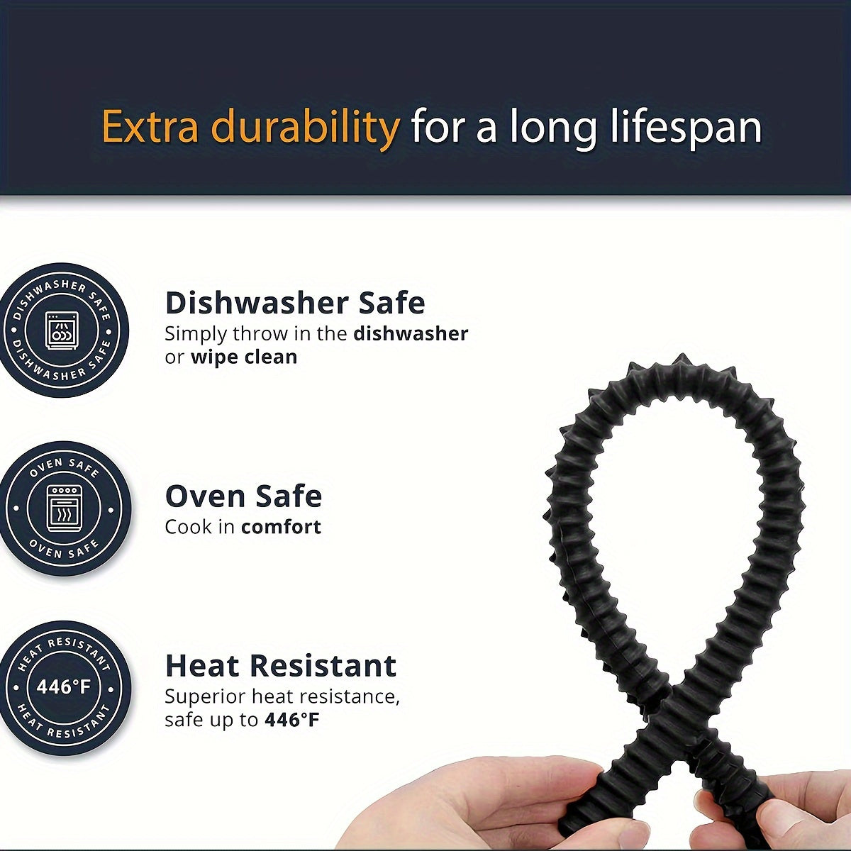 Heat Resistant Oven Rack Shields Set 35.56cm Silicone Protectors for Food Grade Racks