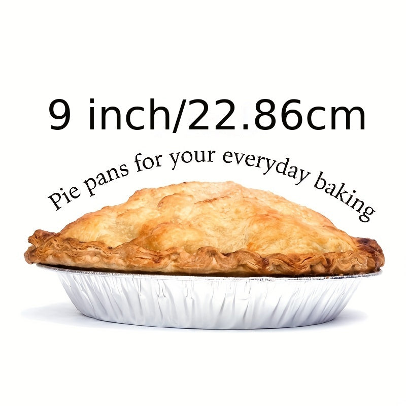 20 Pack 9-Inch Aluminum Foil Pans for Baking Cooking and Catering