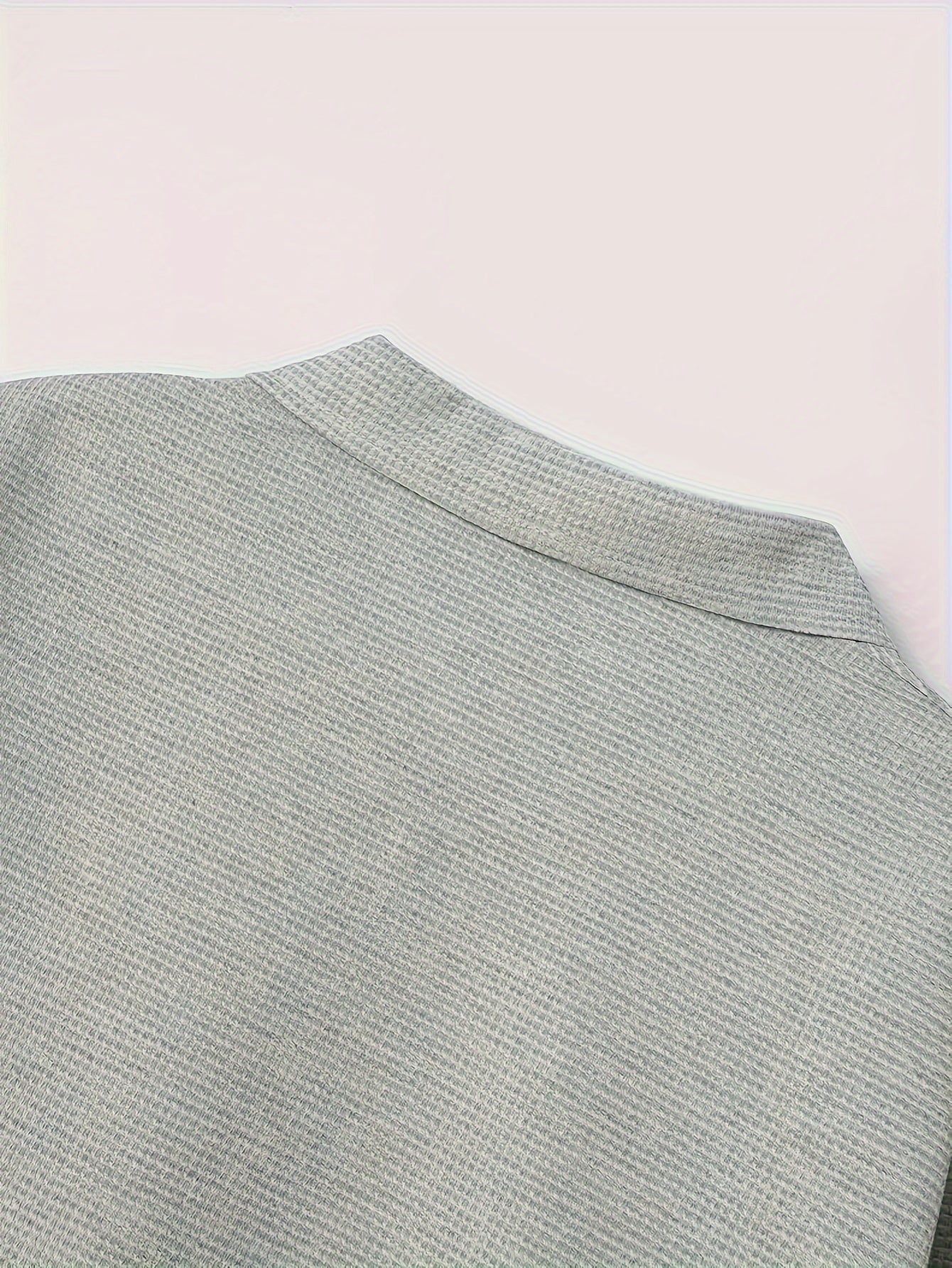 Men's Casual Zipper Jacket and Pants Set Polyester Solid Color Lapel for Outdoor Activities