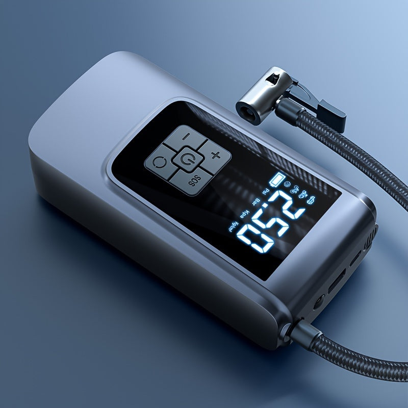 Portable Car Air Compressor Inflator Pump for Car, Motorcycle, Bicycle Tires