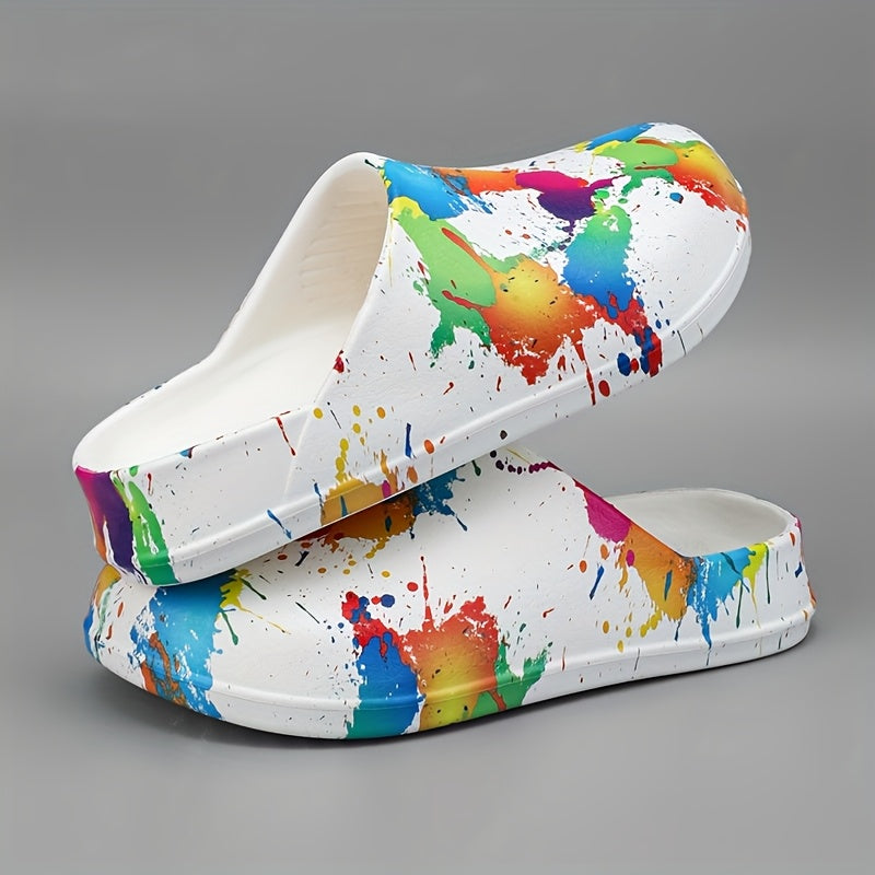 Women's Colorful Camo Print EVA Clogs Lightweight Non-Slip Sandals