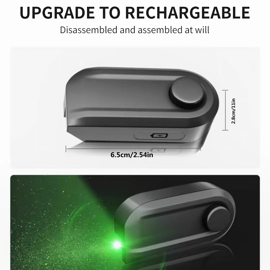 Dyson, Shark va Bissell changyutgichlari uchun yashil LED qo'shimcha - qayta zaryadlanadigan chang ko'rsatkich chirog'i va uy hayvonlari sochlarini aniqlash funksiyasi.