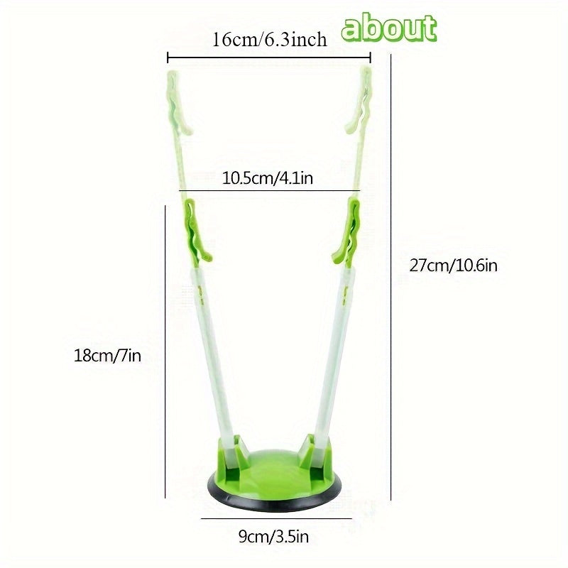 Moslashuvchan oshxona sumkasi tutqichlari uchun oziq-ovqat saqlash devorga o'rnatiladigan ko'p rangli plastmassa