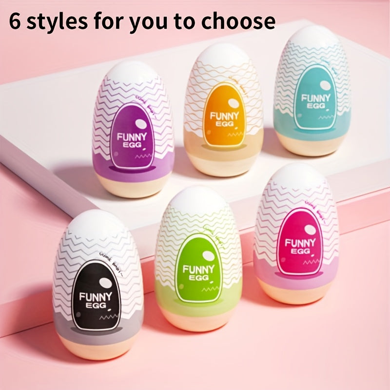 Mini Portable TPE Masturbation Eggs Soft Silicone Female Vagina Stimulating Toys
