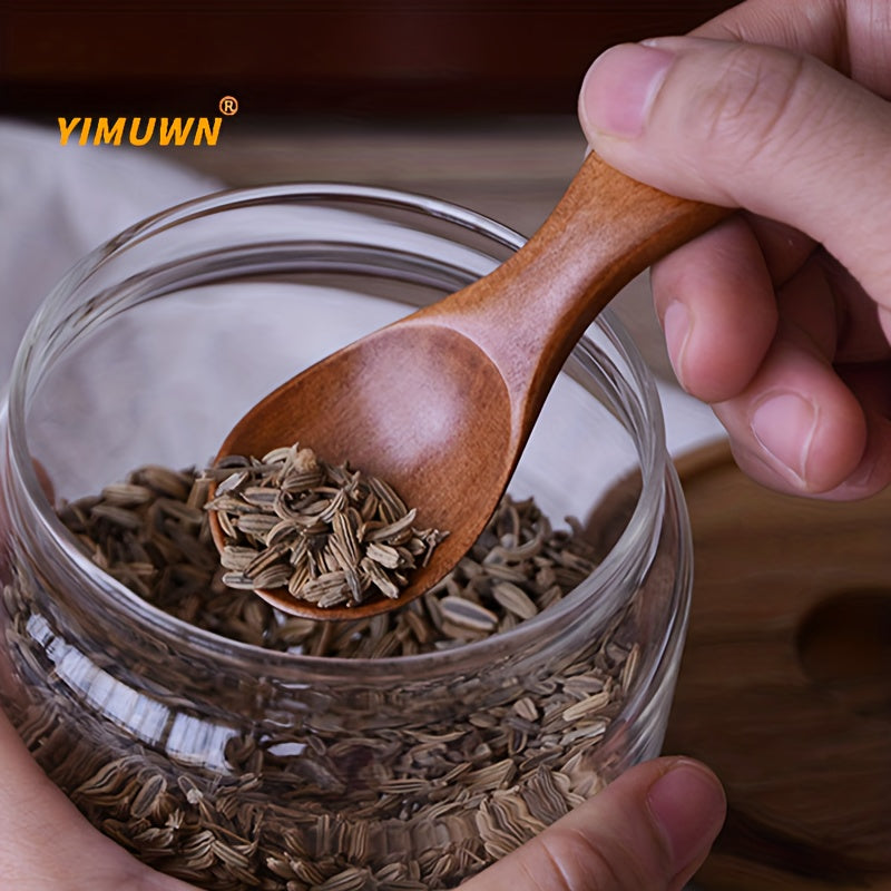 4-10 шт. мини деревянные ложки для специй, сахара, чая, кофе, приправ, джема, горчицы и мороженого с короткими ручками.