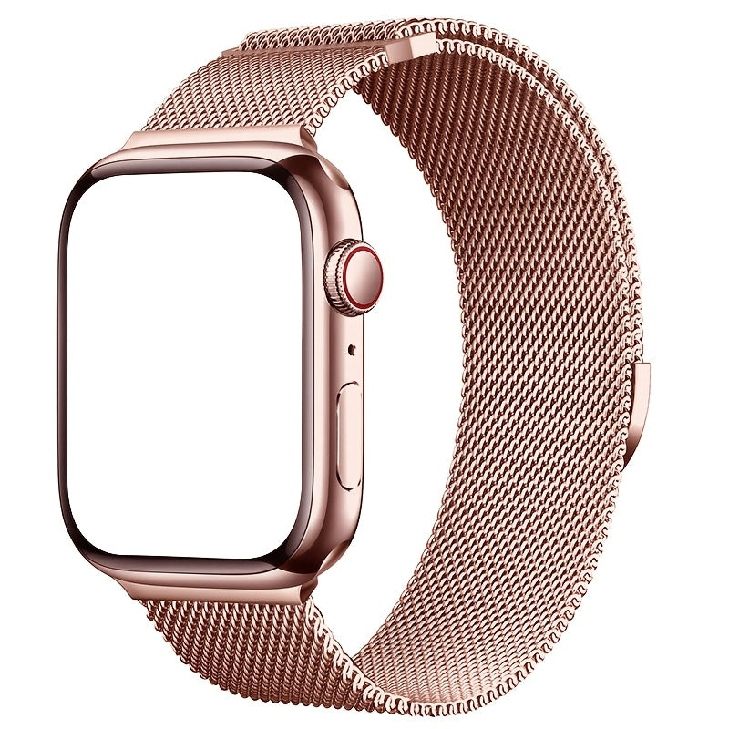 Stainless Steel Watch Band for Apple Watch Men Women Compatible with Series 1 to SE