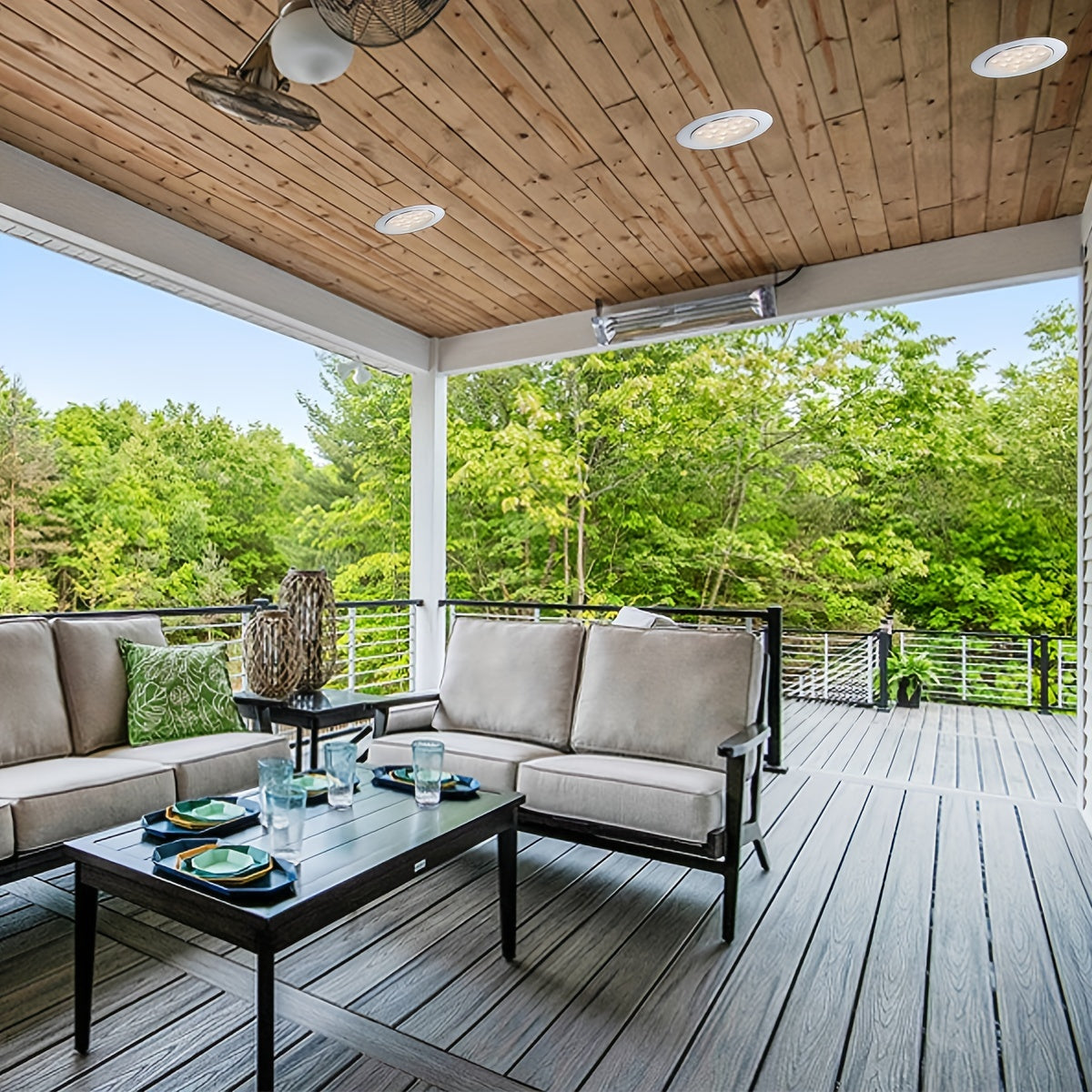 Recessed LED Ceiling Lights 3W 7W 12W Energy-Efficient Metal Panel for Office Hotel Mall Home